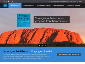 voyages-interieurs.com website preview