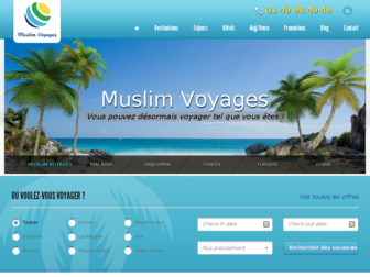 muslim-voyage.fr website preview