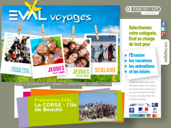 eval-voyages.com website preview