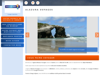 alazura-voyages-cannes.fr website preview