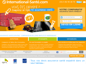 international-sante.com website preview