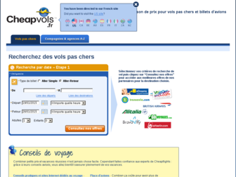 cheapvols.fr website preview