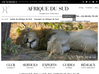afriquedusud.ornormes.fr website preview