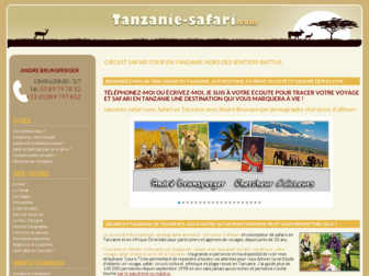 tanzanie-safari.com website preview