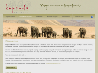 kupenda-safaris.com website preview