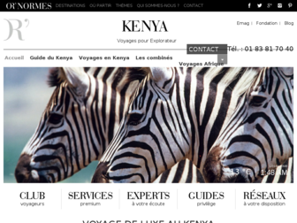 kenya.ornormes.fr website preview