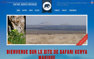 safari-kenya-magique.com website preview