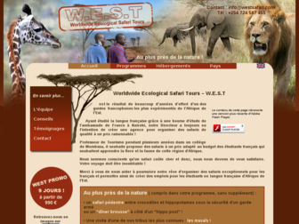 westsafari.com website preview