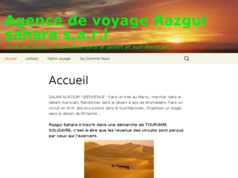 razgui-sahara.com website preview