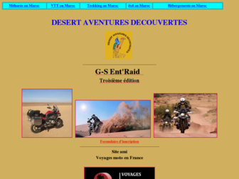 desert-aventures.eu website preview