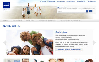 henner.fr website preview