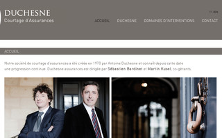 duchesne-assurance.com website preview