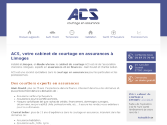 acs87.fr website preview