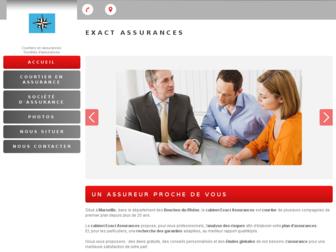 exact-assurances.fr website preview