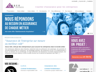 assurances-gesco.fr website preview