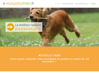 e-mutuellechien.fr website preview