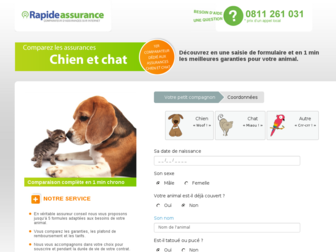 assurance-animaux.rapide-assurance.com website preview