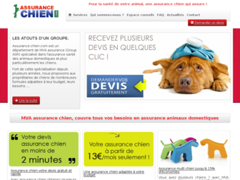 assurance-chien.com website preview