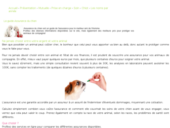 assurance-du-chien.com website preview