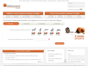 animaux.self-assurance.fr website preview