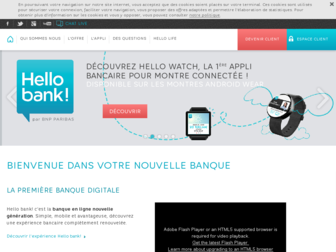hellobank.fr website preview