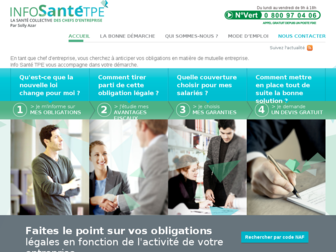 infosantetpe.fr website preview