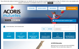 acorismutuelles.fr website preview