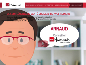 generalisation-complementaire-sante.humanis.com website preview