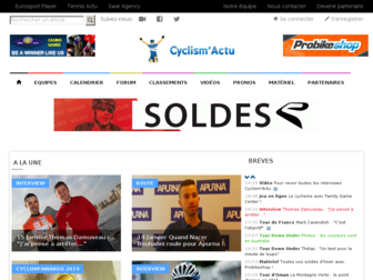 cyclismactu.fr website preview