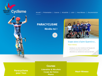 paracyclisme-handisport.fr website preview