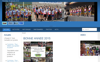 geccyclisme.fr website preview