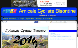 amicalecyclistebisontine.fr website preview