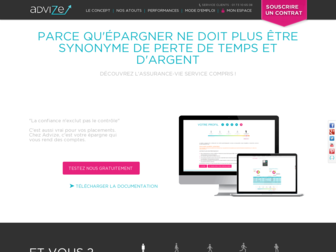 advize.fr website preview