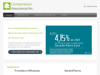 comparaisonassurancevie.fr website preview