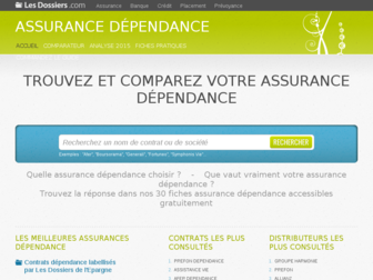 assurance-dependance.lesdossiers.com website preview