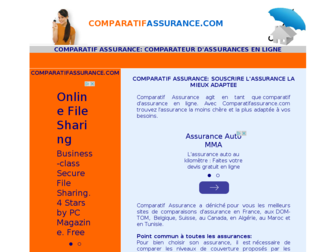 comparatifassurance.com website preview