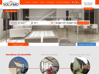 immobilier-nemours.solvimo.com website preview
