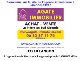 langon-immobilier.fr website preview