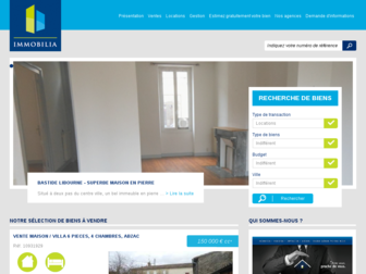 immo-bilia.fr website preview