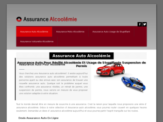 assurancealcoolemie.com website preview