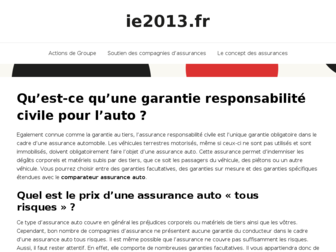 ie2013.fr website preview