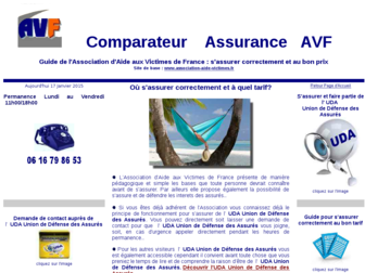 comparateur-assurance-avf.fr website preview