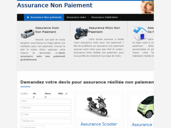 assurancenonpaiement.com website preview