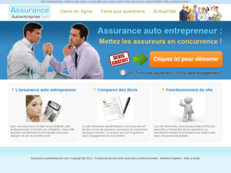 assurance-autoentreprise.com website preview