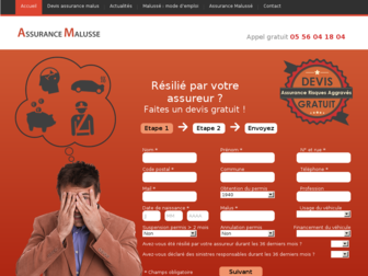 assurance-auto-malusse.fr website preview