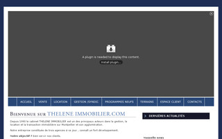 thelene-immobilier.com website preview
