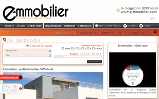 e-mmobilier.com website preview
