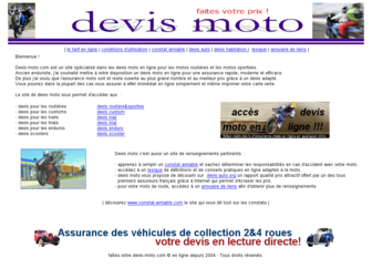 devis-moto.com website preview