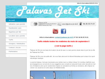 palavas-jet-ski.fr website preview