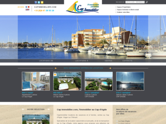 location-agde-capimmobilier.com website preview